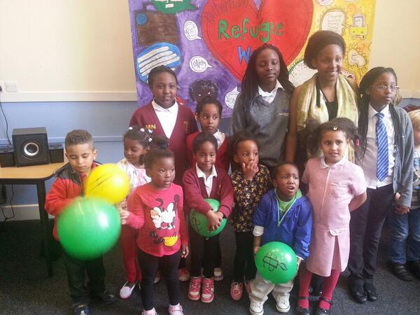 leopatra1508's tweet photo. Refugee week @msithule @REMACharity @EmLSharp @rotherfed, Red Cross,   thank you so much for your support http://t.co/jNaON0TiJc