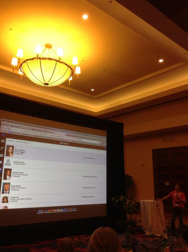 UseTallie's tweet image. .@UseTallie 's pal @method_warren in his #SNH14 finest showing off the fab @methodcrm NEW @ the @Ippdev demo stage!
