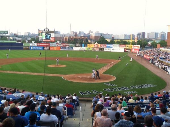 stocktonports's tweet image. Congrats to Bruce Maxwell and Seth Streich (in this picture) participating in tonight's All-Star Game!