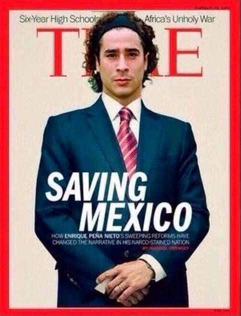 RegioSeguro's tweet photo. Memo Ochoa tu todo lo puedes! Ahora salva el petróleo!  #MexicoMandaEnBrasil #AhRaza http://t.co/B8dFRTYAaA