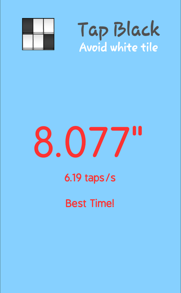GarrenDiotalevi's tweet photo. I can tap 6.19 taps/sec. Test your reflexes while making great music in Tap Black. http://t.co/BwurF5QTHt #tapblack http://t.co/Pi0PVsMPZF