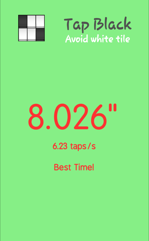GarrenDiotalevi's tweet photo. I can tap 6.23 taps/sec. Test your reflexes while making great music in Tap Black. http://t.co/BwurF5QTHt #tapblack http://t.co/HkZ6BTD0HY