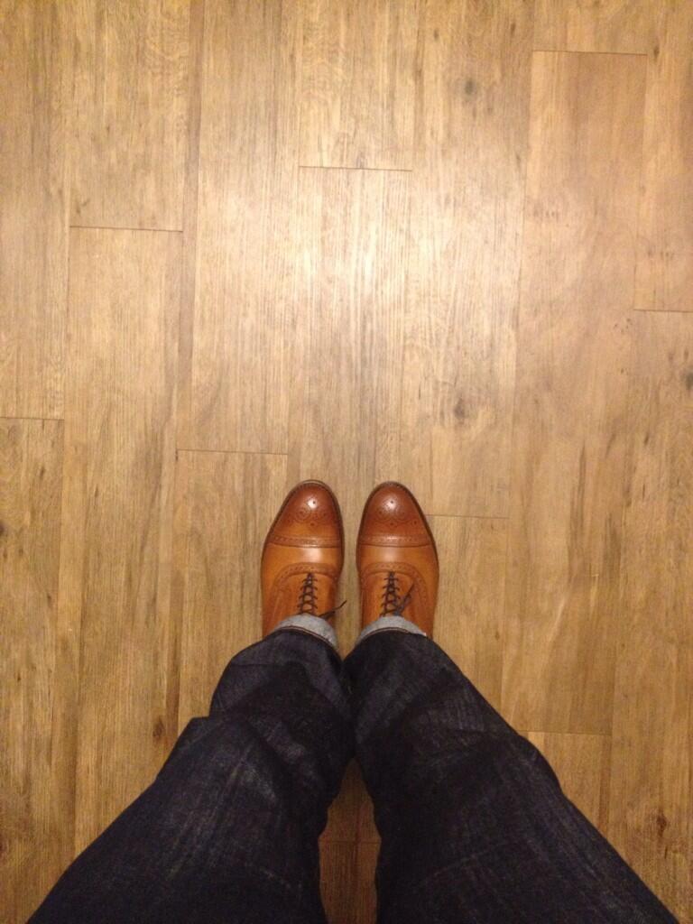 allen edmonds strand with jeans