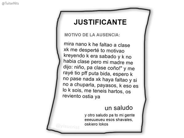 TuiterHits's tweet photo. la excusa perfecta para faltar a clase http://t.co/cCVCGH7s85