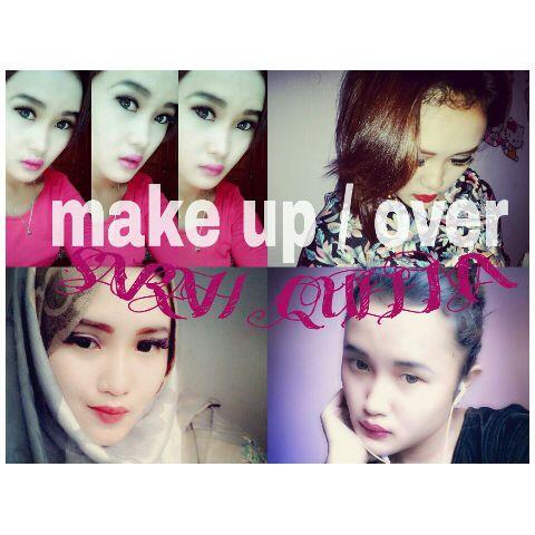 Mombebbe's tweet photo. Neng @QueenaSara buka make up / over loh.Ayo yg mau make up utk acara apa ajah boleh hubungin dia brgnya dri wardah. http://t.co/1iHptAa4VN