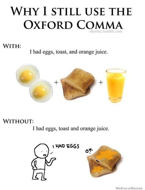 DataDesignBook's tweet image. A #Grammar Cheat Sheet Even The Pros Can Use - #OxfordComma FTW! buff.ly/1i2KD5W