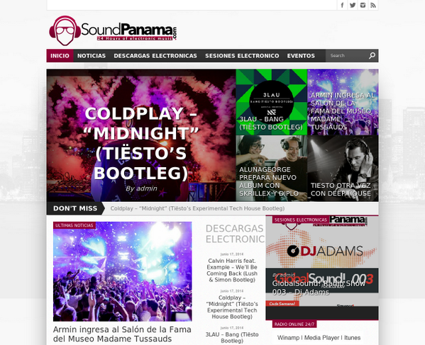 SoundPanama's tweet photo. Visita nuestra NUEVA pagina Web http://t.co/ctQs9TdP3h #Panama #Electronica #Web #Radio http://t.co/ZrNJ67NZkH