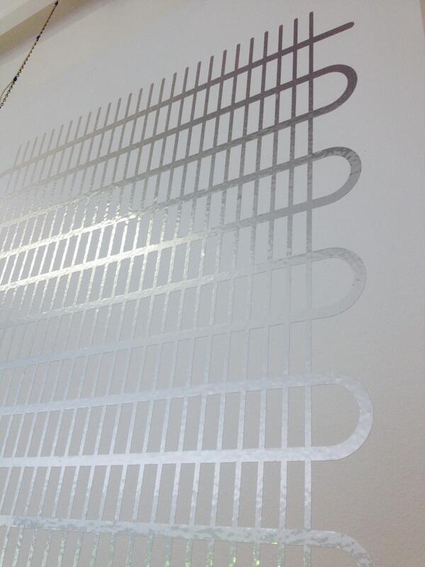 Finishing touches to <a href="/VisCom2014/">fridgeworthy</a> show today. Nearly time for private view, exciting stuff! #fridgeworthy