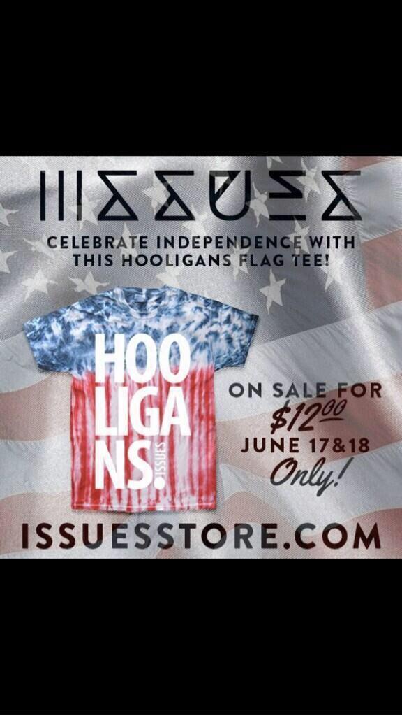 issuesST's tweet image. Grab the hooligans shirt for just $12! Sale ends tomorrow!