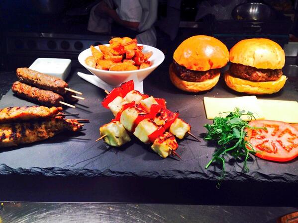 AmberRoseLane's tweet photo. We're Baaaaaaaaaack.... Little BBQ tasting from tonight. x http://t.co/D9oK5XeN76