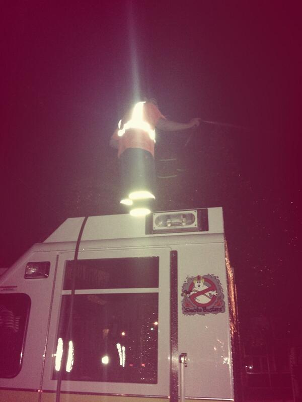 BraddockFire's tweet photo. Some late night parade prep work http://t.co/pwDI8VL2N1