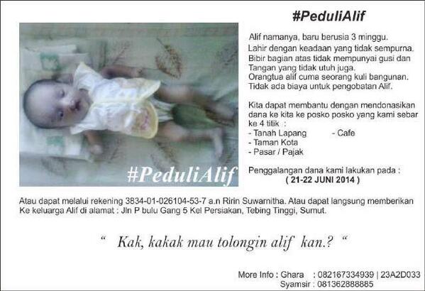 Caroline_Hero's tweet photo. “@ailumulia: RT @sky_ter: Tolong di bantu http://t.co/OcsKn7YknK" @komnas_anak @pasukanjarik @3_Little_Angels pls help RT”