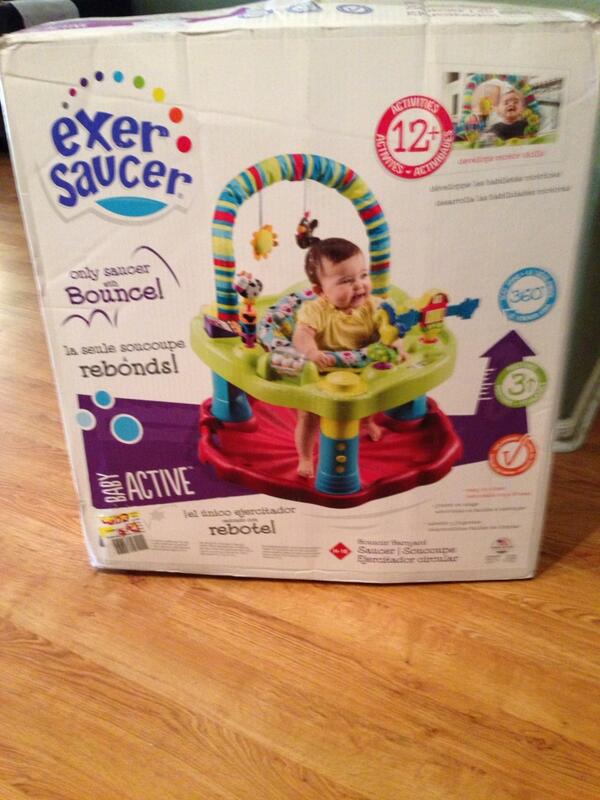 SLDiederich's tweet image. Received the cutest #exersaucer today. I can&apos;t wait to workout again hardcore. Few more months@RealChrisPowell