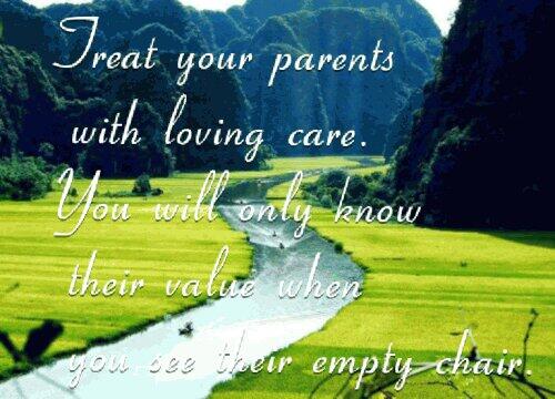Inspirational Quotes On Twitter Treat Your Parents With Loving