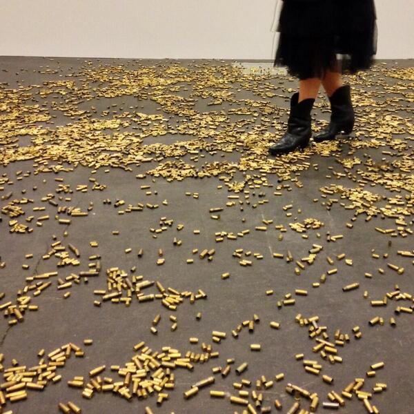 ArtBasel's tweet image. Matias Faldbakken, '20.000 Gun Shells', 2011 Galerie Eva Presenhuber + Standard (Oslo) #ABBunlimited #VIPpreview