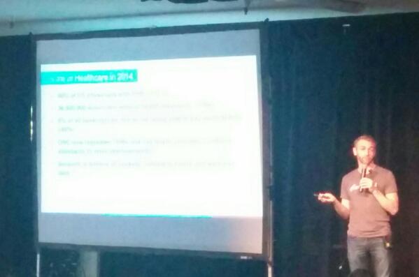 Nids21's tweet image. A very engaging keynote from Matt Douglas, Practice Fusion at SVHealth2.0. #practicefusion @Motowit