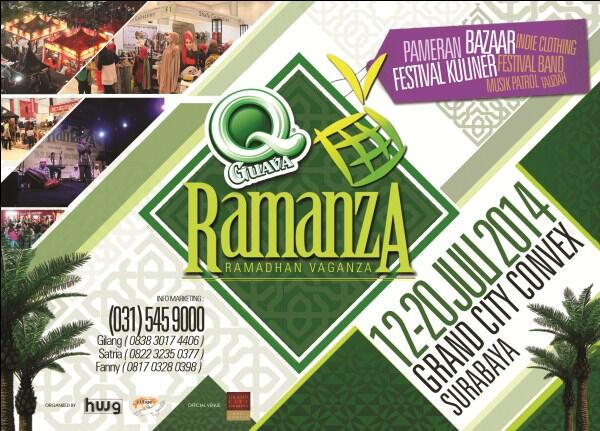 Biasa saja (@bias44ja) on Twitter photo #eventsurabaya RAMANZA "Ramadhan Vaganza" Festival Kuliner, Bazaar | <a href="/GrandCitySBY/">Grand City Surabaya</a> | 12-20/7/14 | cp : 0838 3017 4406 #eventsurabaya RAMANZA "Ramadhan Vaganza" Festival Kuliner, Bazaar | <a href="/GrandCitySBY/">Grand City Surabaya</a> | 12-20/7/14 | cp : 0838 3017 4406