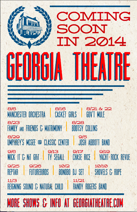 GaTheatre's tweet photo. NEW SHOWS ADDED: RT for a chance to win a ticket to EVERY show on this announcement lineup!! More coming soon... http://t.co/RfHcRvDxqx