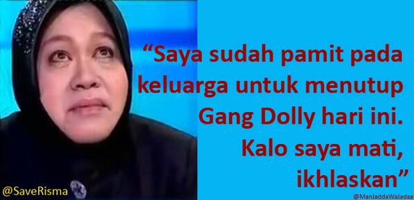 SaveRisma's tweet photo. #SuroboyoTutupDolly http://t.co/p0KNx2c1Qg