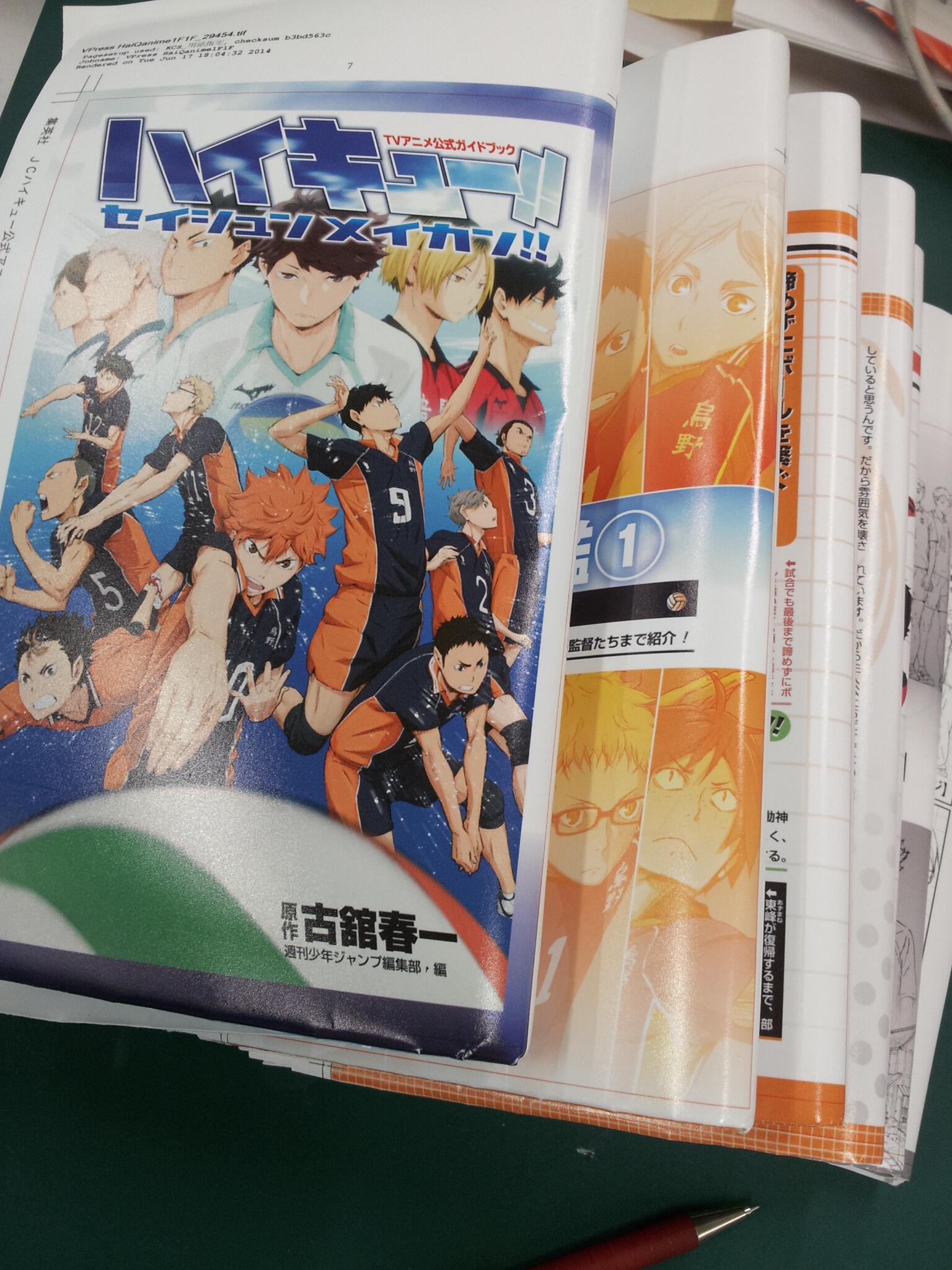 最安価格 ハイキュー セイシュンメイカン TVアニメ公式ガイドブック