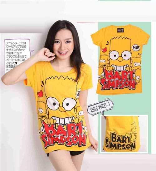 KJSIShopINA's tweet photo. Bart Simpson shirt | Rp. 47.000 | Kode : 2665 | stok : 5+ | bahan kaos http://t.co/OI9Rwtg1oA