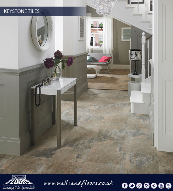 wallsandfloors's tweet image. Our slate effect Keystone Tiles will bring a fresh new look to your floors this June! #SummerStone #StartDecorating