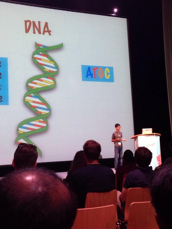 14-year-old <a href="/ShadajL/">Shadaj Laddad</a> discusses Scala in bioinformatics at #ScalaDays