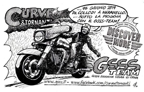 dmassari1584's tweet photo. Ragazzi che bella sorpresa! Grazie #GSSS e #Curve&amp;Tornanti!! #discovermore2014 http://t.co/7VXZdxSU7s