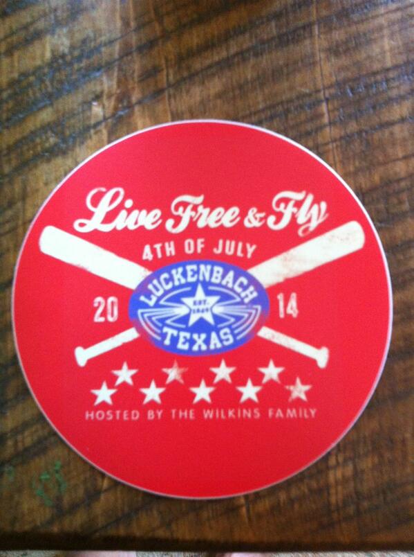 Stickers for our 4th of July <a href="/LuckenbachTexas/">Luckenbach Texas</a>  <a href="/stickermule/">Sticker Mule</a> great product!