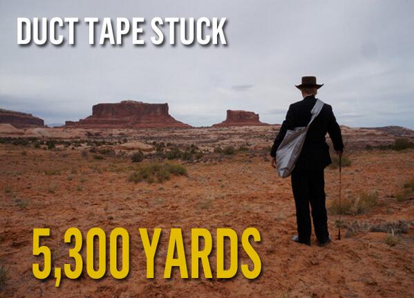 MythBusters's tweet image. Duct tape, it's what binds us together. More MythBusters by the Numbers→ dsc.tv/ymm2h @donttrythis