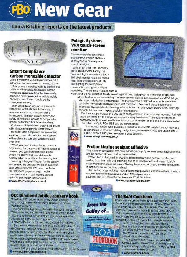 ProLocMarine's tweet image. -246- Marine Sealant &amp;amp; Adhesive's features in PBO June  Please #checkitout