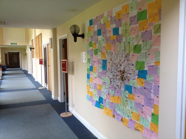 t_v_creative's tweet photo. Andover #memorymap has new home @TestValleyBC offices. Staff tell stories as we hang it @Encounters_Arts @TheLights http://t.co/Gc42vZTWoU