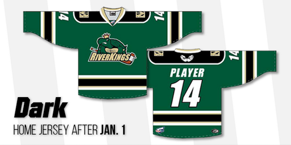 RiverKings's tweet photo. Today we will give away a 2014-15 jersey through #RKRewards. Here is what our dark jerseys will look like! http://t.co/Mx2aABdwNP