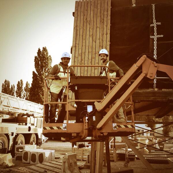 SD_TeamParis's tweet photo. Only two days to begin with the competition! #SDE2014 #SolarDecathlon http://t.co/MnbZRwkbf6