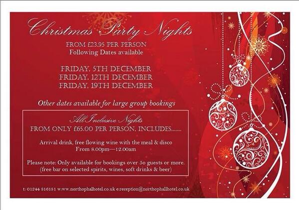 NorthopHall's tweet photo. Better book fast not many dates available can't believe  how organised people are!!!🌲 http://t.co/8ZweF5O3iX