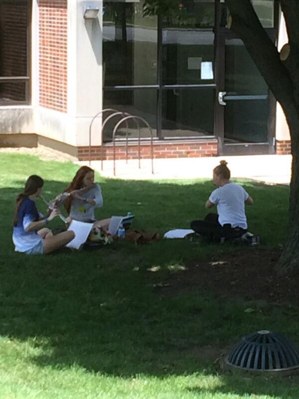 Trios at lunch #mfacamp