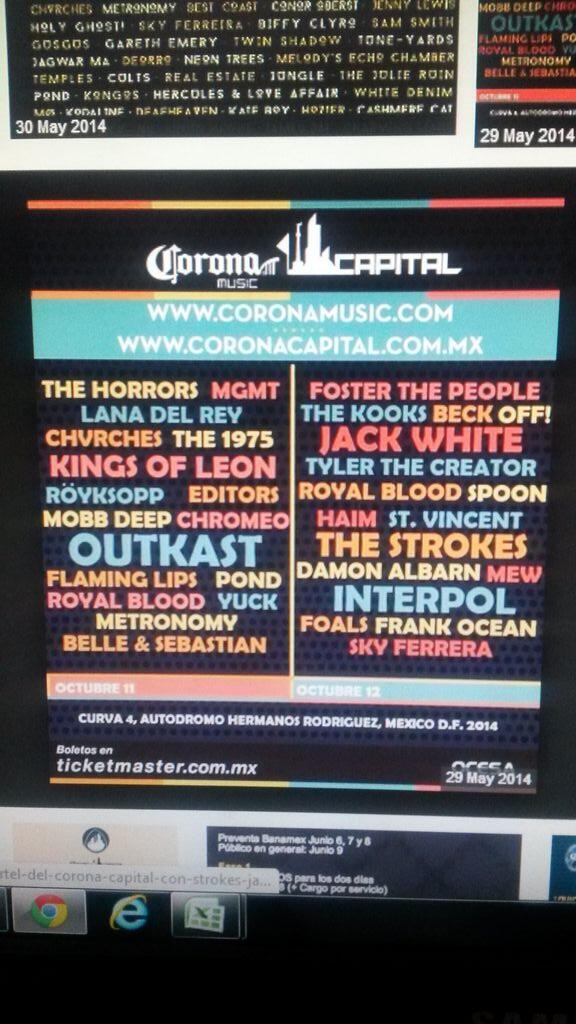 erikaserrano's tweet photo. @CoronaCapital que tan real es esto? http://t.co/ExQos7FtdG