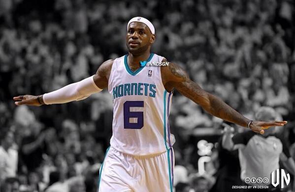 lebron hornets
