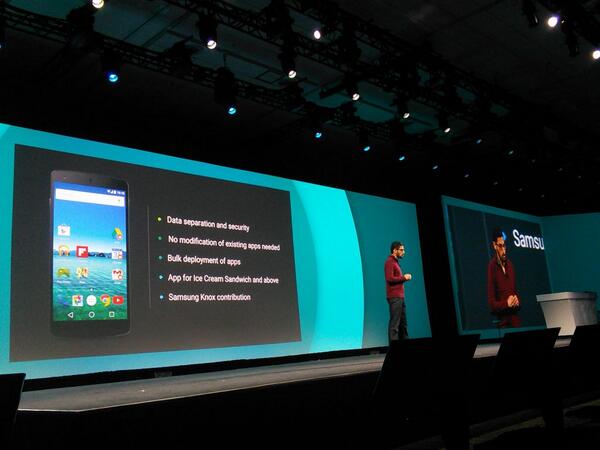 richminer's tweet image. Nice, android for work including tech from Google, @GoogleVentures @divide and Samsung Knox. + native word support
