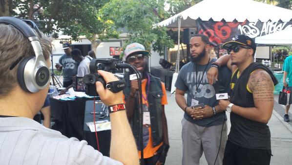 stevenmalcolm's tweet photo. In California at the #360LA conference being interviewed by @JamTheHype http://t.co/YSGnne3amZ