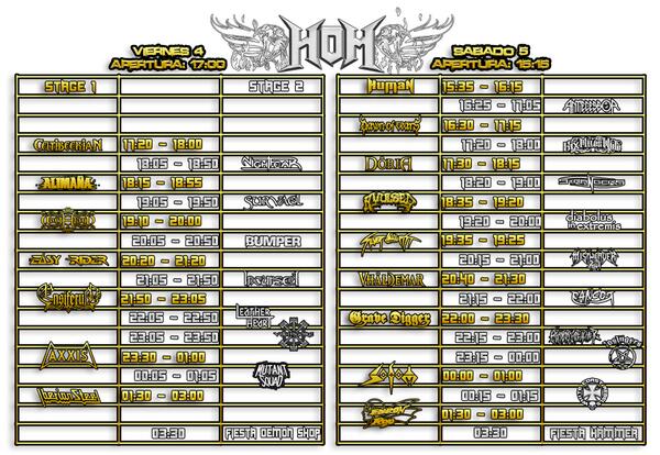 HOMFest's tweet photo. Ya puedes ver los horarios de los conciertos del @HOMFest http://t.co/wMVzy9HHtV