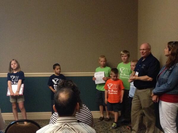 So proud of our state school of character Oakbrook Elementary! students presenting at #charplusconf <a href="/chrisshirley8/">Chris Shirley</a>