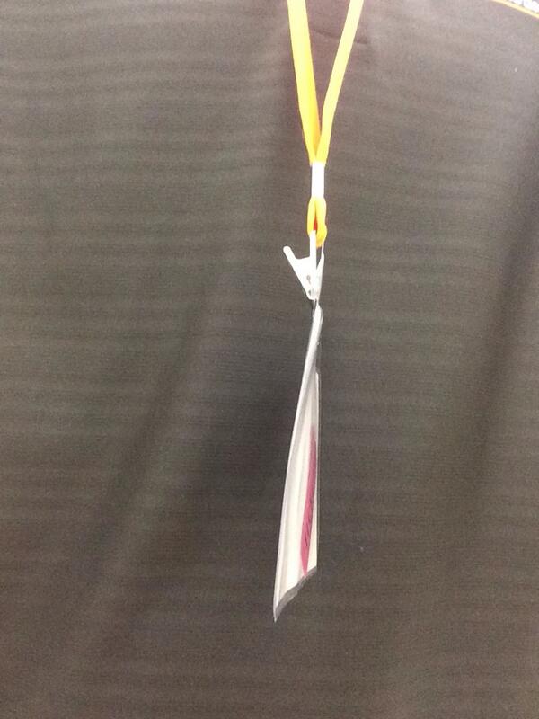 ktrampe's tweet image. My badge be like: #conferenceproblems