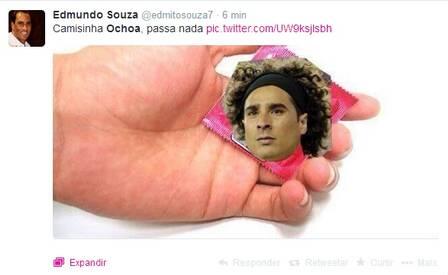 Au Brésil on suggère que #Ochoa devienne une marque de capote avec le slogan « rien de passe à travers » ! #PDLP