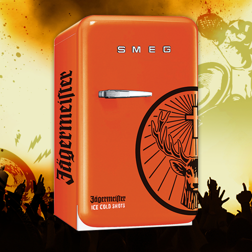 jagermeistersa's tweet photo. Vote for your #BackTheArtist2014 and stand a chance to win this SMEG Fridge! http://t.co/V65eeeCQgp http://t.co/qeKdJgvFi8