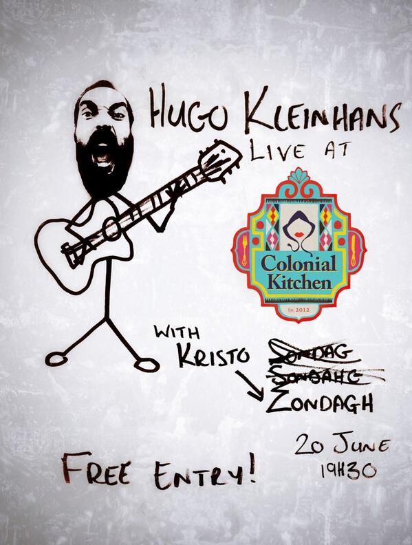 I'll be playing this Friday at <a href="/PeKitchen/">Colonial Kitchen</a>! Don't miss it.