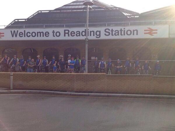 ChILDLungUK's tweet photo. Well done to the 19 men who rode 86 miles from Reading to Bath raising around £2500 for us! http://t.co/f8KIlApg6U