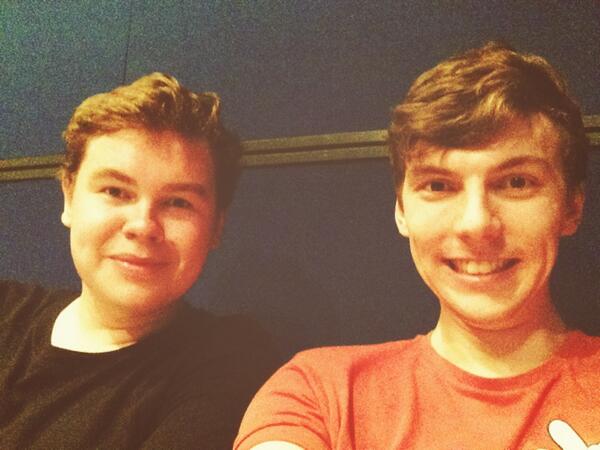 jackandmatt's tweet photo. #prematchselfie #tuneinat2pm #lads http://t.co/9ri1LDOHbC