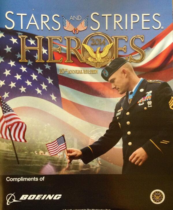 We were pleased to see the "Stars and Stripes: Heroes 2014" insert in today's <a href="/washingtonpost/">The Washington Post</a>, courtesy of <a href="/Boeing/">The Boeing Company</a>.