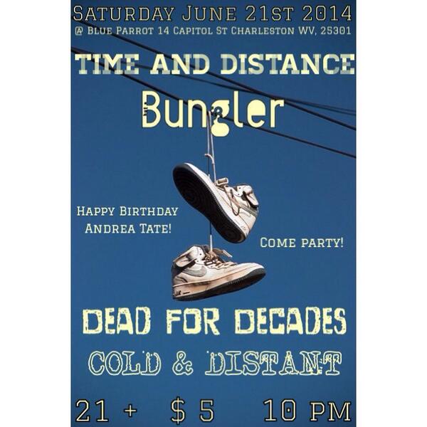 This Saturday Charleston WV!